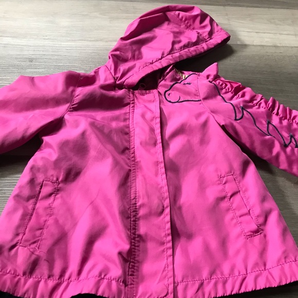 Carters toddler unicorn rain jacket! Beautiful ๐ฅฐ - Picture 3 of 5